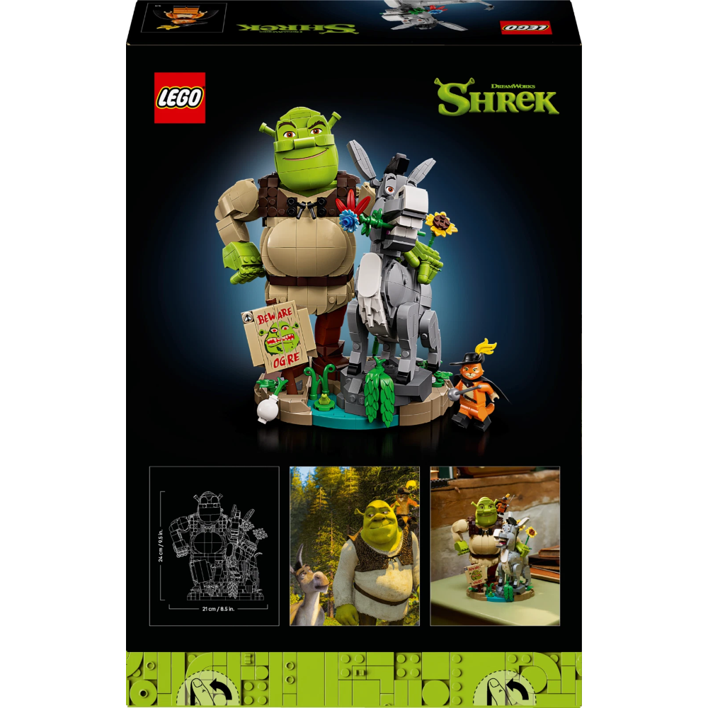 LEGO SHREK - Shrek, Ciuchino e gatto con gli stivali 72423 *AGOSTO