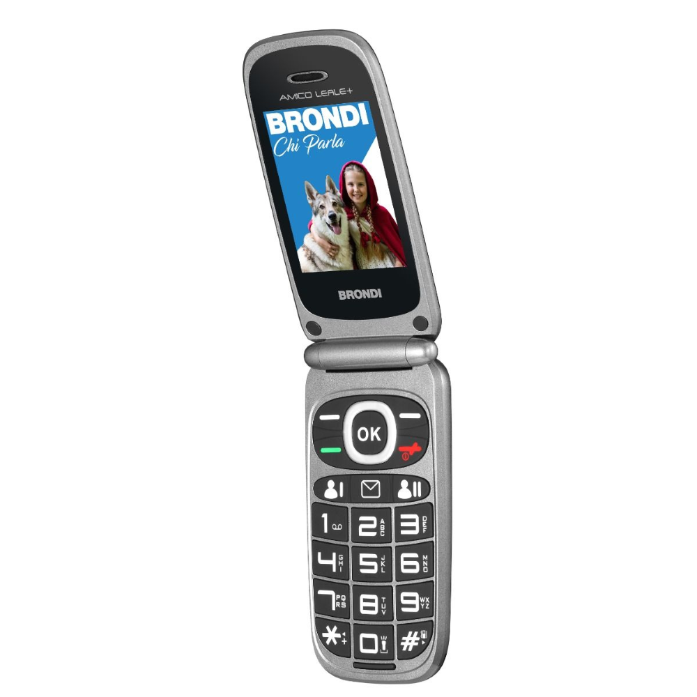 BRONDI CELLULARE  AMICO LEALE+ -  BLACK METAL