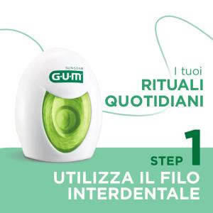 GUM - Filo interdentale TWISTED FLOSS - 30 m  (1=1PZ)
