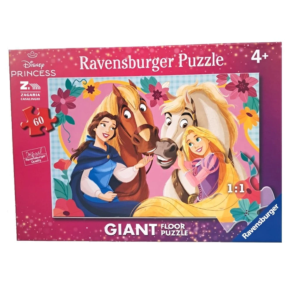 Ravensburger Puzzle 60 PC - Disney Princess : Bella e Rapunzel  12004754