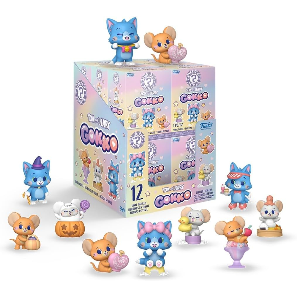 FUNKO POP 92874 TOM & JERRY GOKKO S1 - 72343 MYSTERY MINI BLIND BOX - DISPLAY 12PZ 