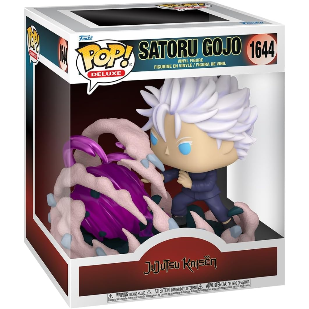 FUNKO POP RIDE DELUXE JUJUTSU KAISEN - VINYL FIGURE 1644 GOJO (HOLLOW TECHNIQUE: PURPLE) 80284