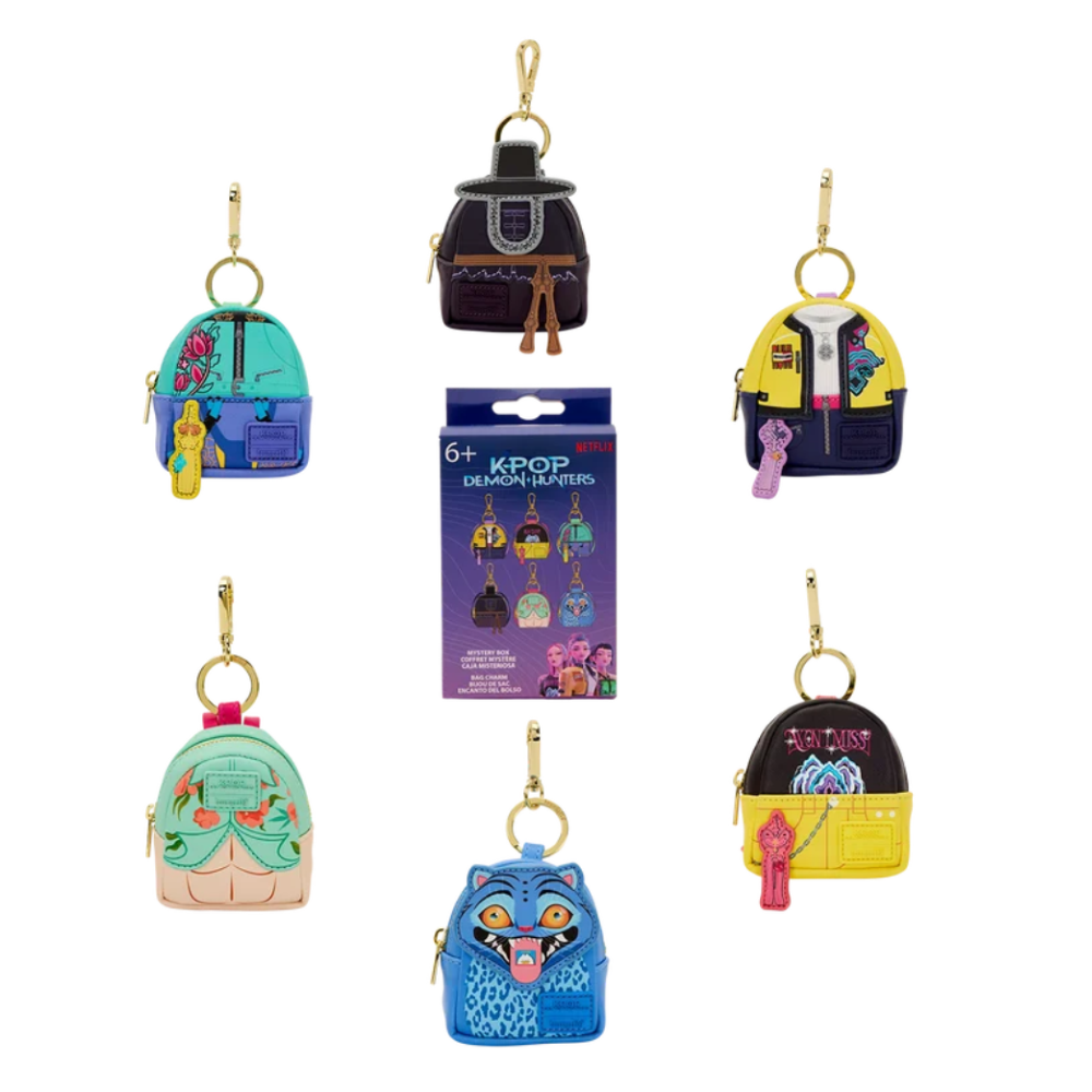  Loungefly - K-Pop Demon Hunters Mystery Mini Backpack Keychain Charm - NFXBC0002