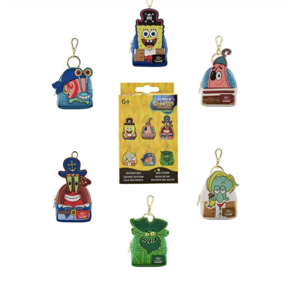  Loungefly - SPONGEBOB MYSTERY MINI BACKPACK BAGCHARM -EA - NICBC0002-EA