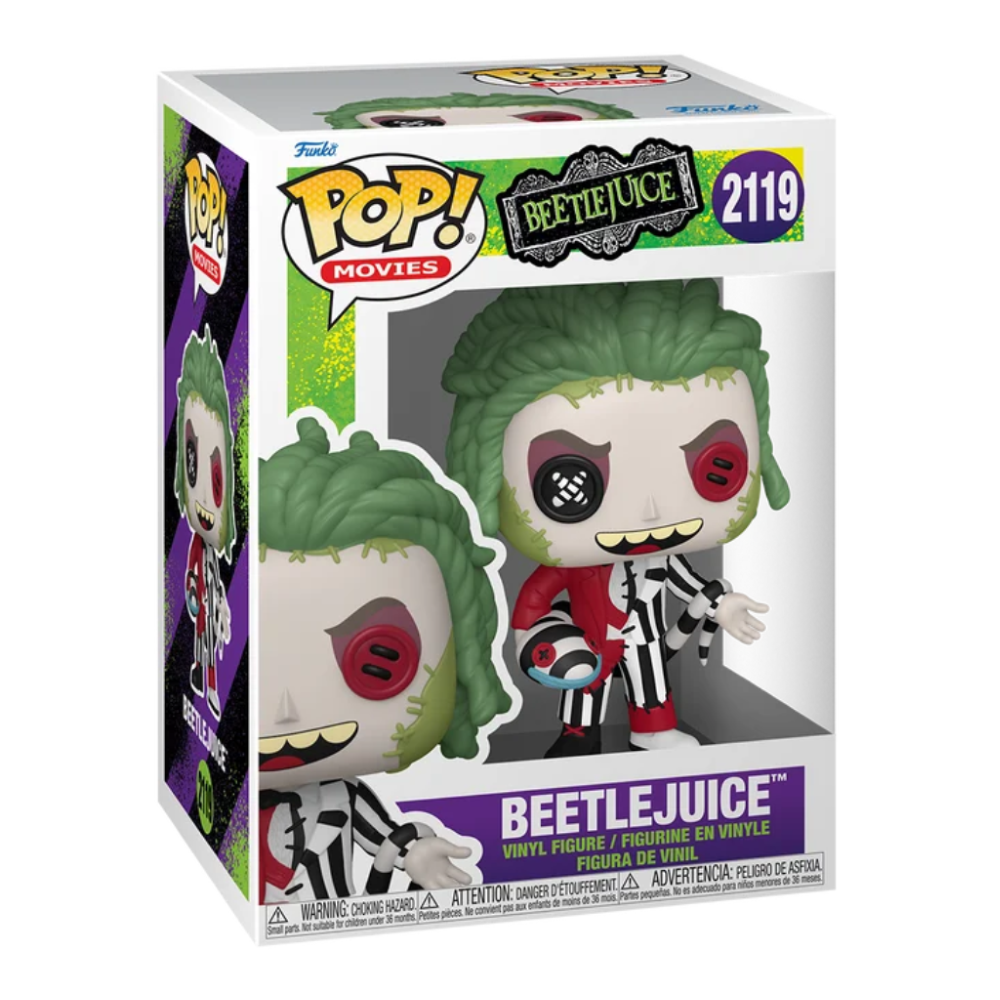 FUNKO POP BEETLEJUICE - VINYL FIGURE 2119 BEETLEJUICE (PATCHWORK ) 9CM 93233