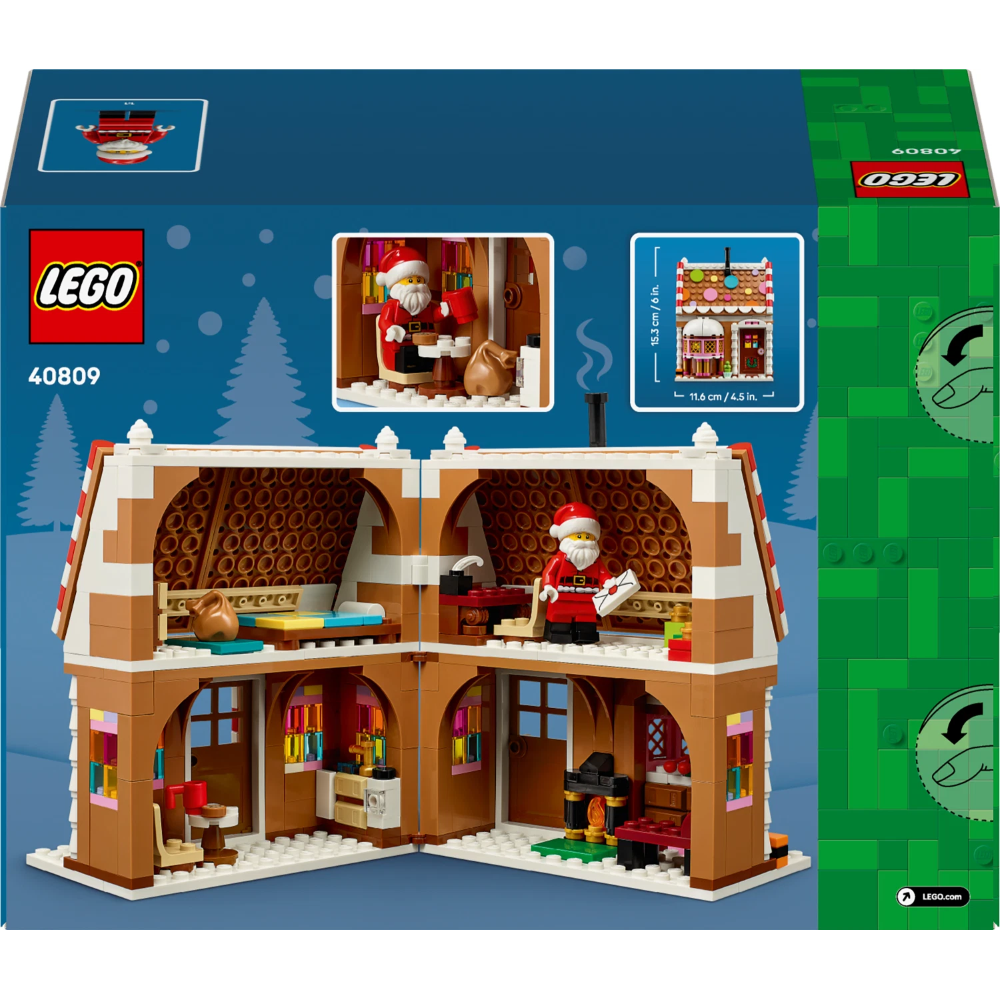 LEGO Seasons and Occasions - Casa di pan di zenzero festiva 40809 