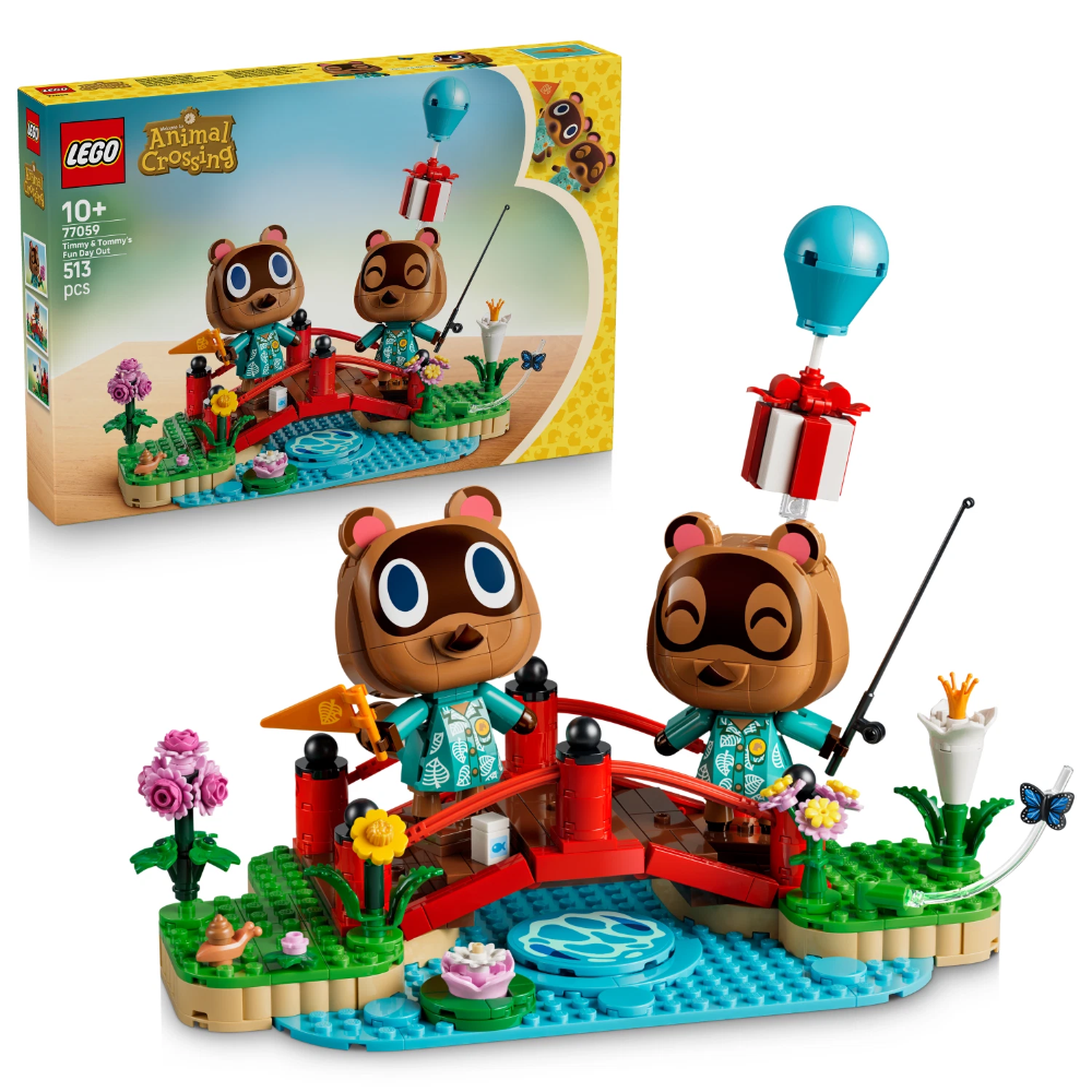 LEGO ANIMAL CROSSING - Una giornata all'aria aperta di Timmy & Tommy 77059 