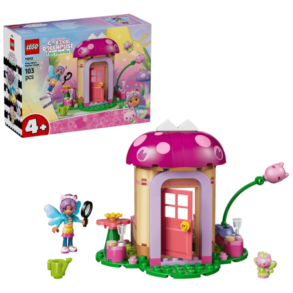 LEGO Gabby's Dollhouse - Casa del Giardino della Fata Gattina 11212 