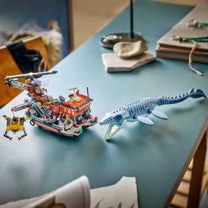 LEGO JURASSIC WORLD - Attacco della barca dinosauro Mosasaurus 77983 