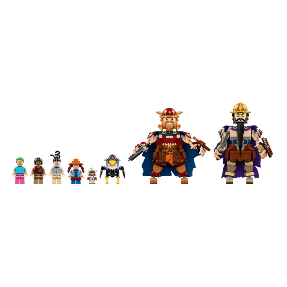 LEGO ONE PIECE - Dorry vs. Brogy – I giganti del piccolo giardino 75644 