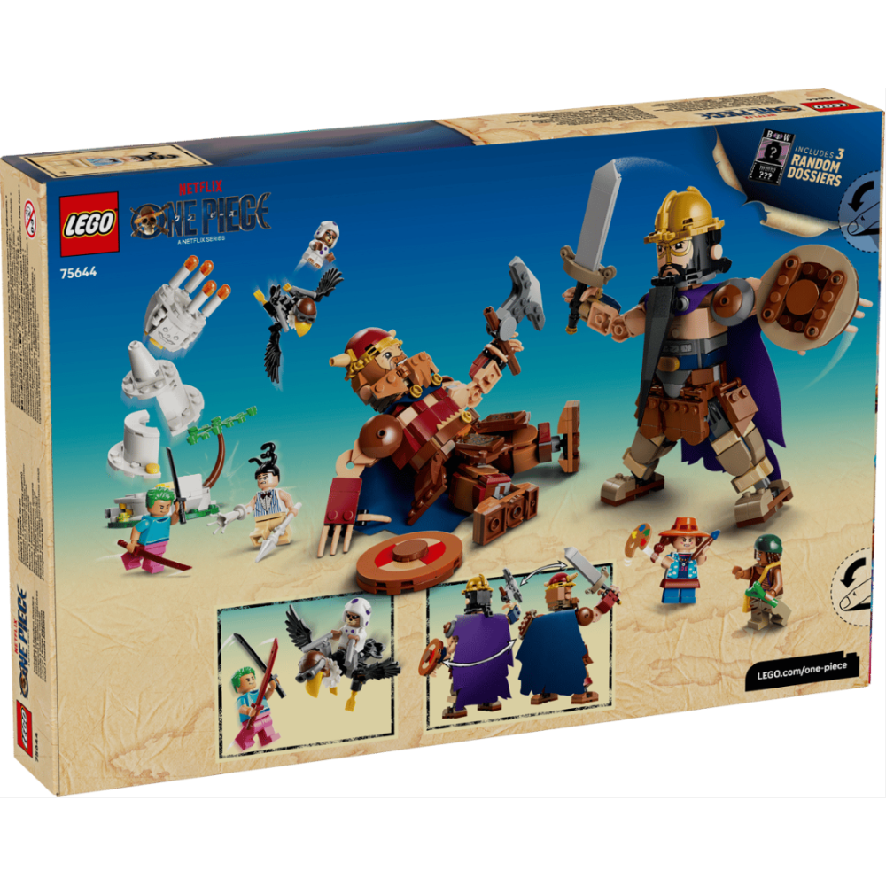 LEGO ONE PIECE - Dorry vs. Brogy – I giganti del piccolo giardino 75644 
