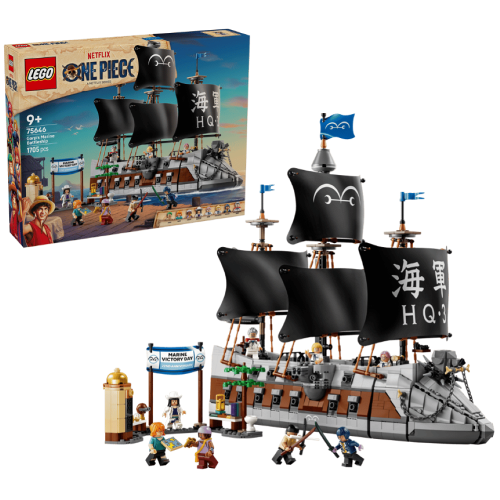 LEGO ONE PIECE - La nave da guerra di Garp 75646 