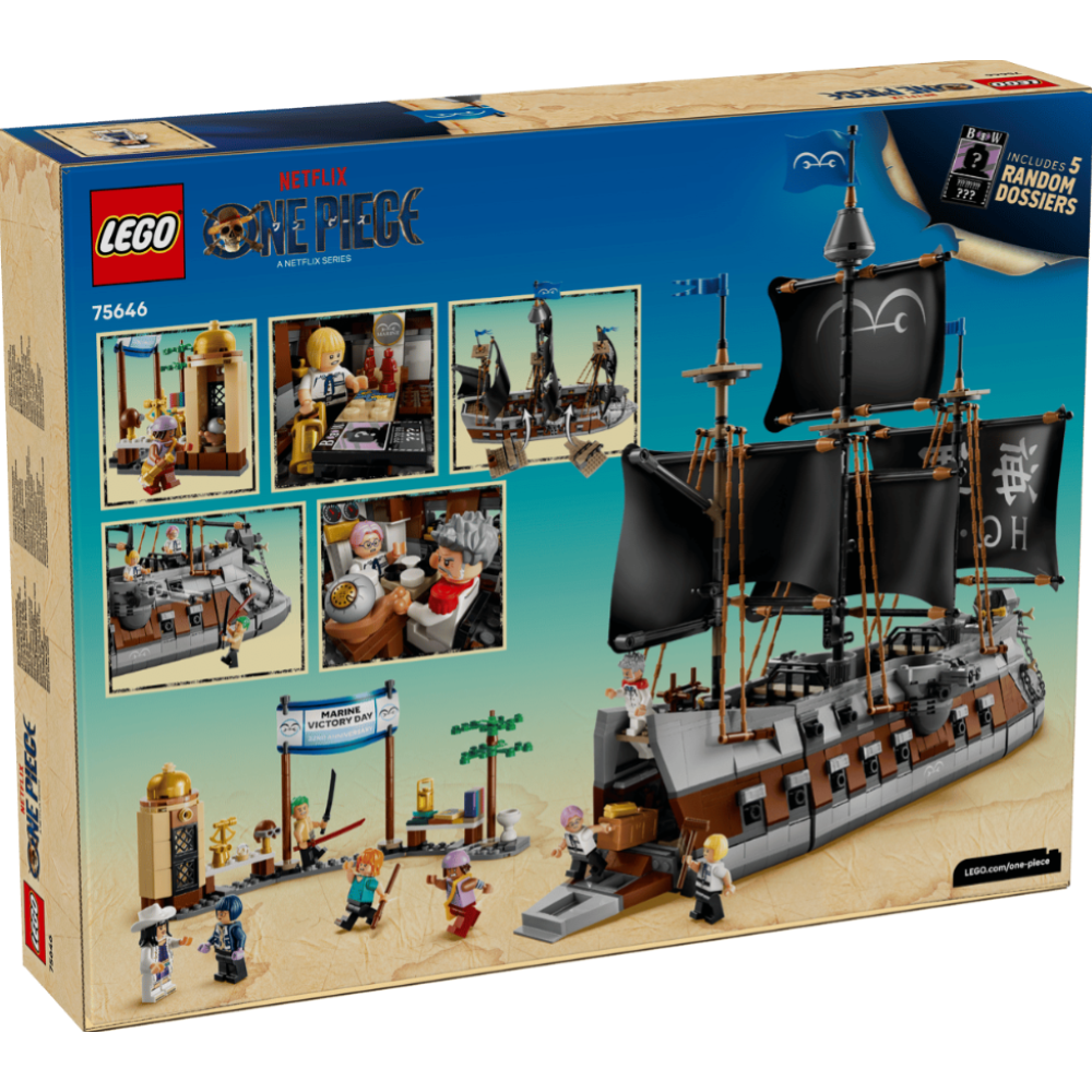 LEGO ONE PIECE - La nave da guerra di Garp 75646 