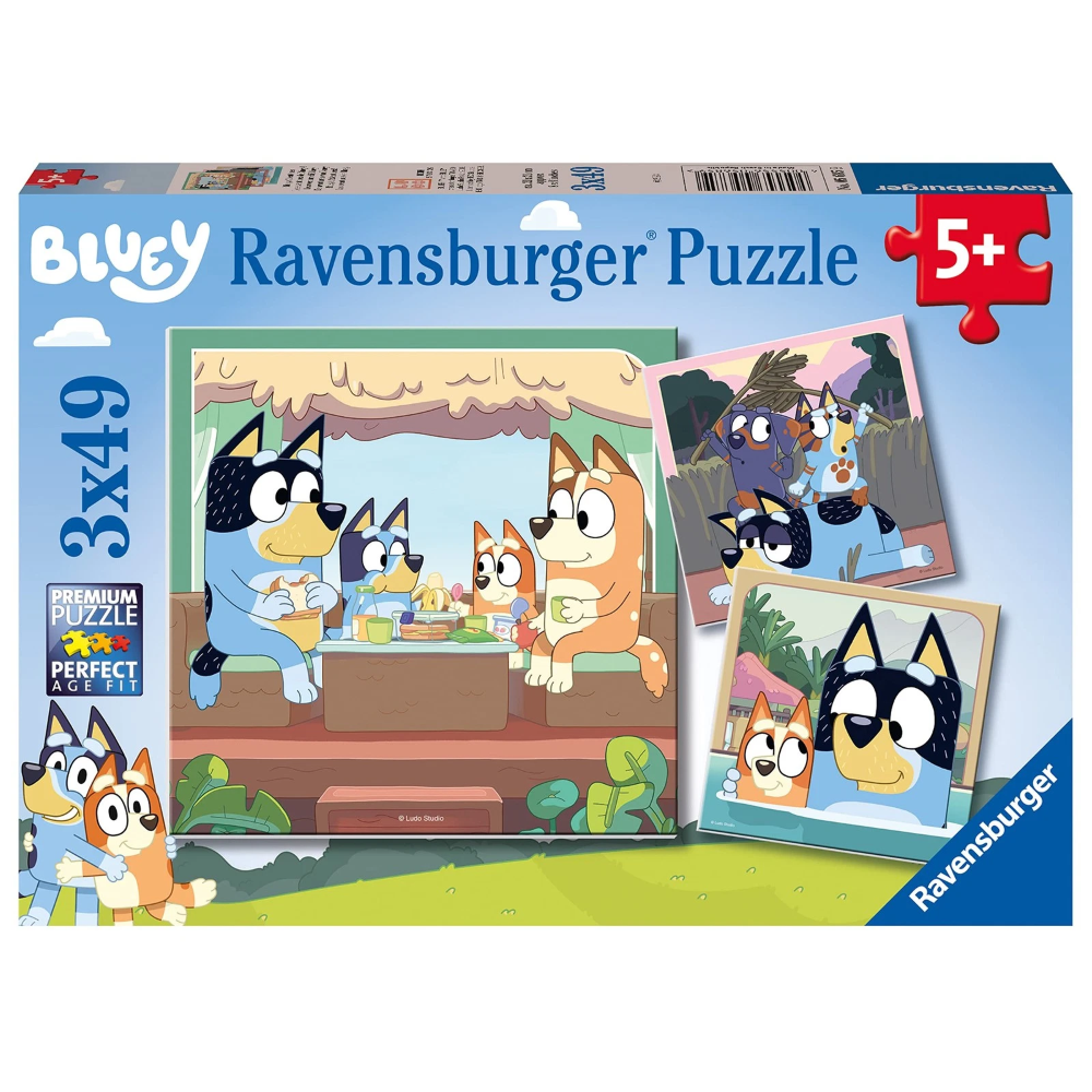 Ravensburger 3 x 49 pc - Bluey 