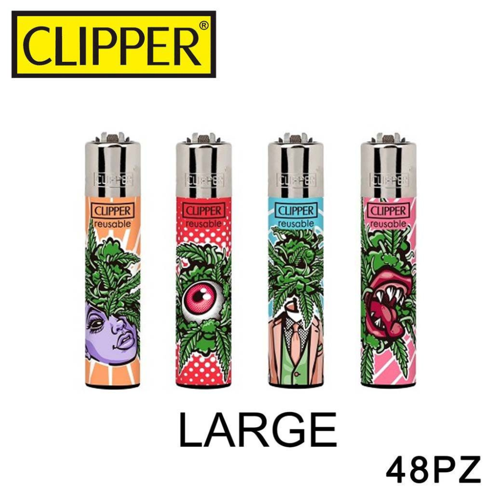 CLIPPER ACCENDINO LARGE OUT OF WEED 1PZ=(48PZ)
