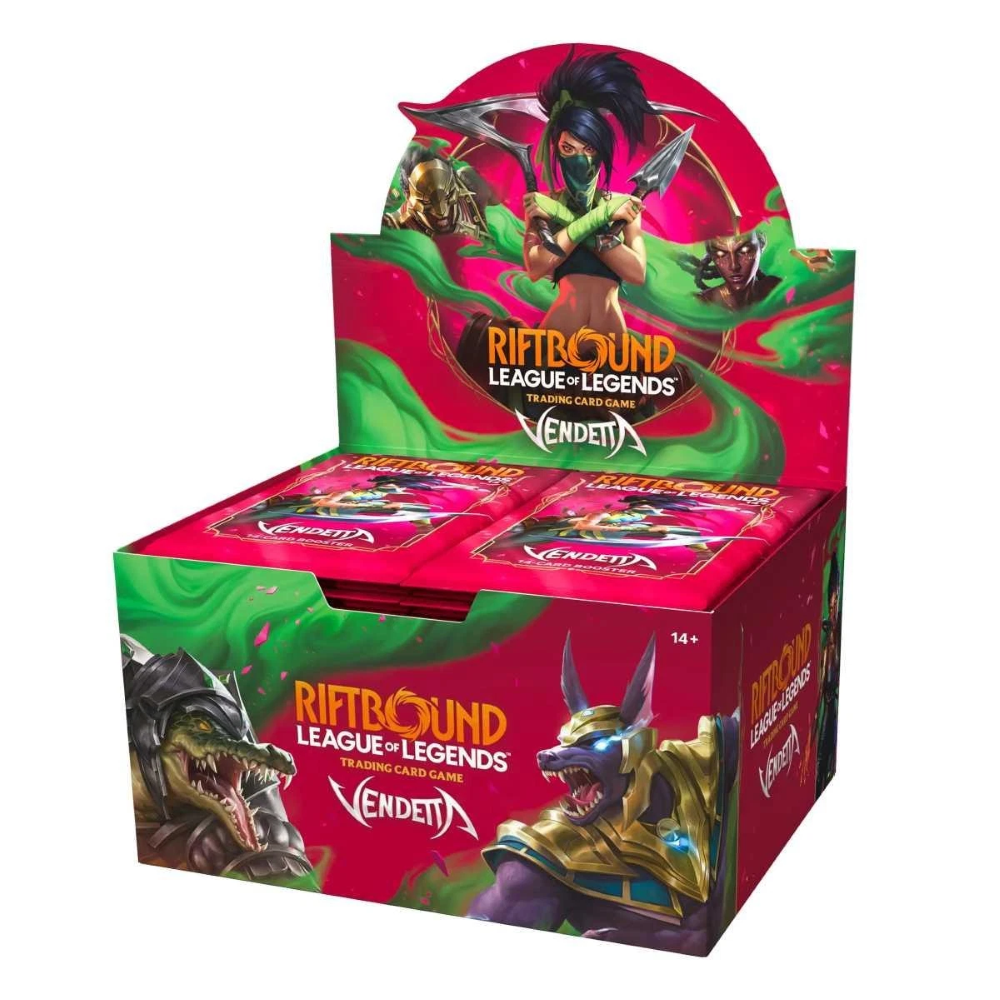 RIFTBOUND - LEAGUE OF LEGENDS - BOOSTER DISPLAY - VENDETTA (24 BUSTE) - ENG 31/07/2026 