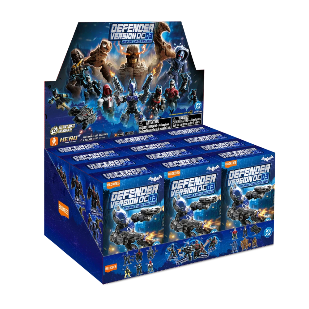 Blokees - DC Blind Box - Defender Version 03 - 75703 Arkham Chaos Prologue  DISPLAY 12PC