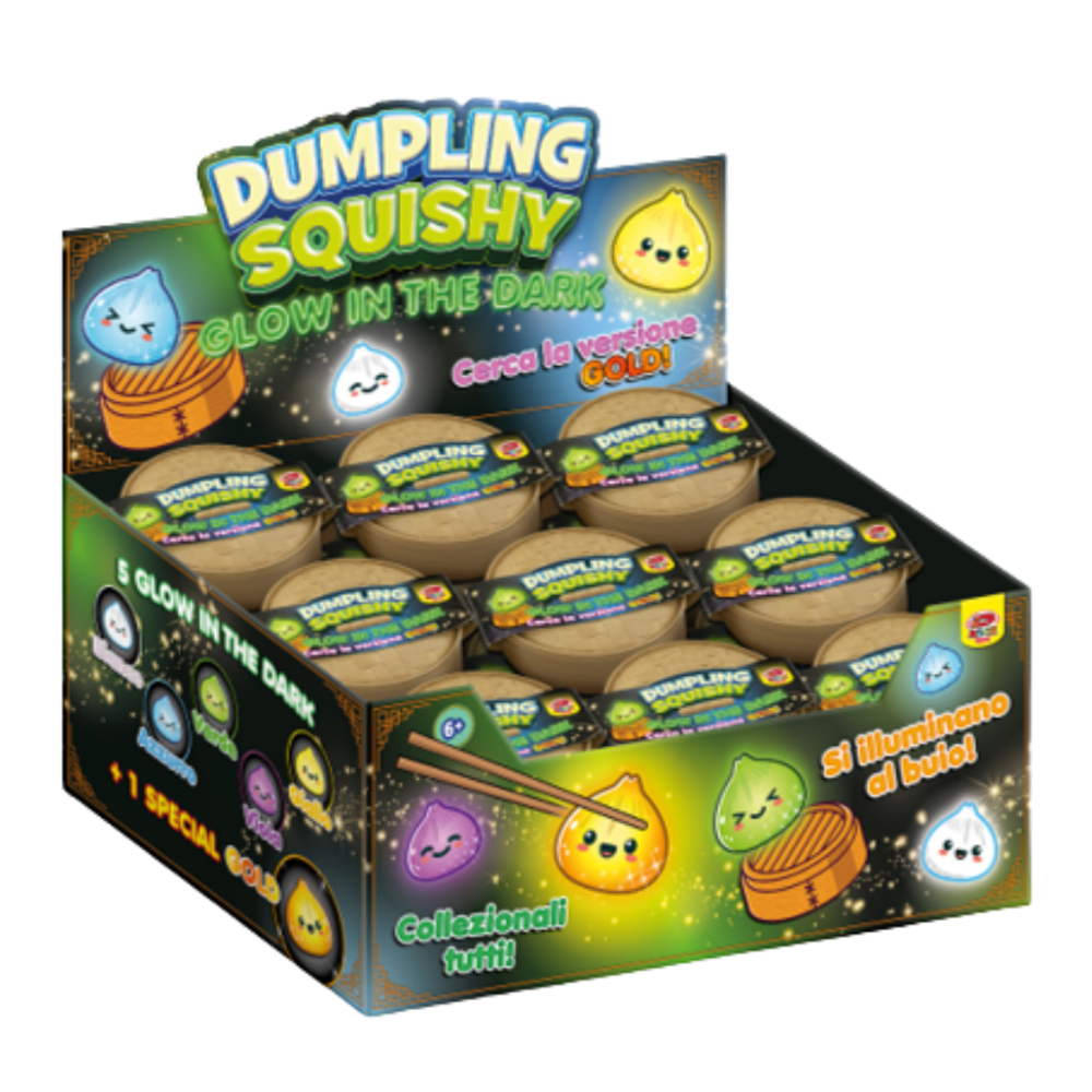 PREORDINE DYNIT - DUMPLING SQUISHY GLOW IN THE DARK * FINE AGOSTO
