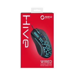 SPARCO -  GAMING MOUSE WIRED BASICS BLACK