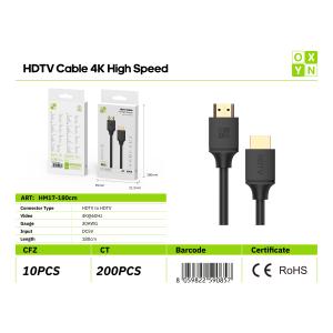 OXYN HM17 HDTV A HDTV 4K 60HZ 2.0V 180CM