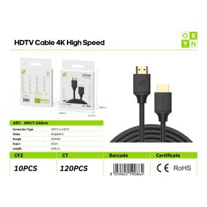 OXYN HM17 HDTV A HDTV 4K 60HZ 2.0V 240CM