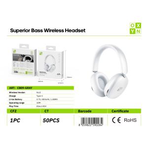 OXYN CB09 CUFFIE STEREO ANC WIRELESS