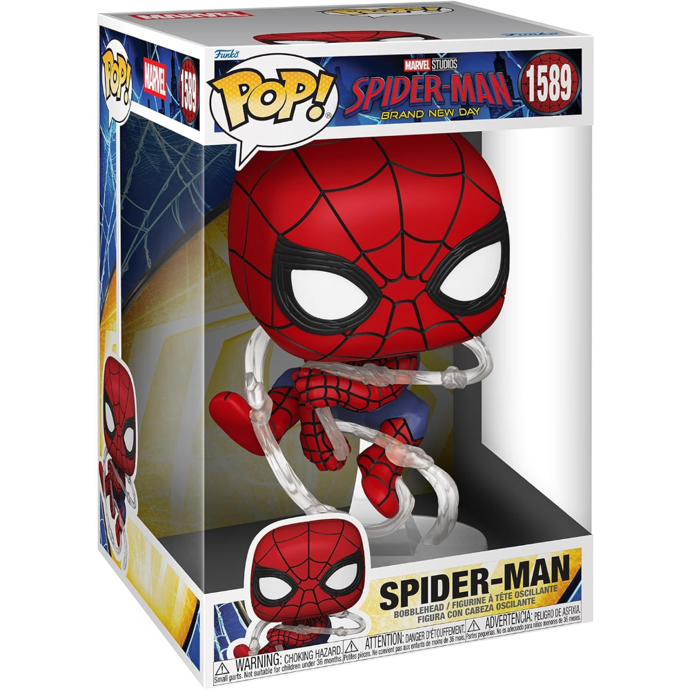 FUNKO POP JUMBO SPIDER-MAN: BRAND NEW DAY - VINYL FIGURE 1589 SPIDER-MAN 25CM 83966