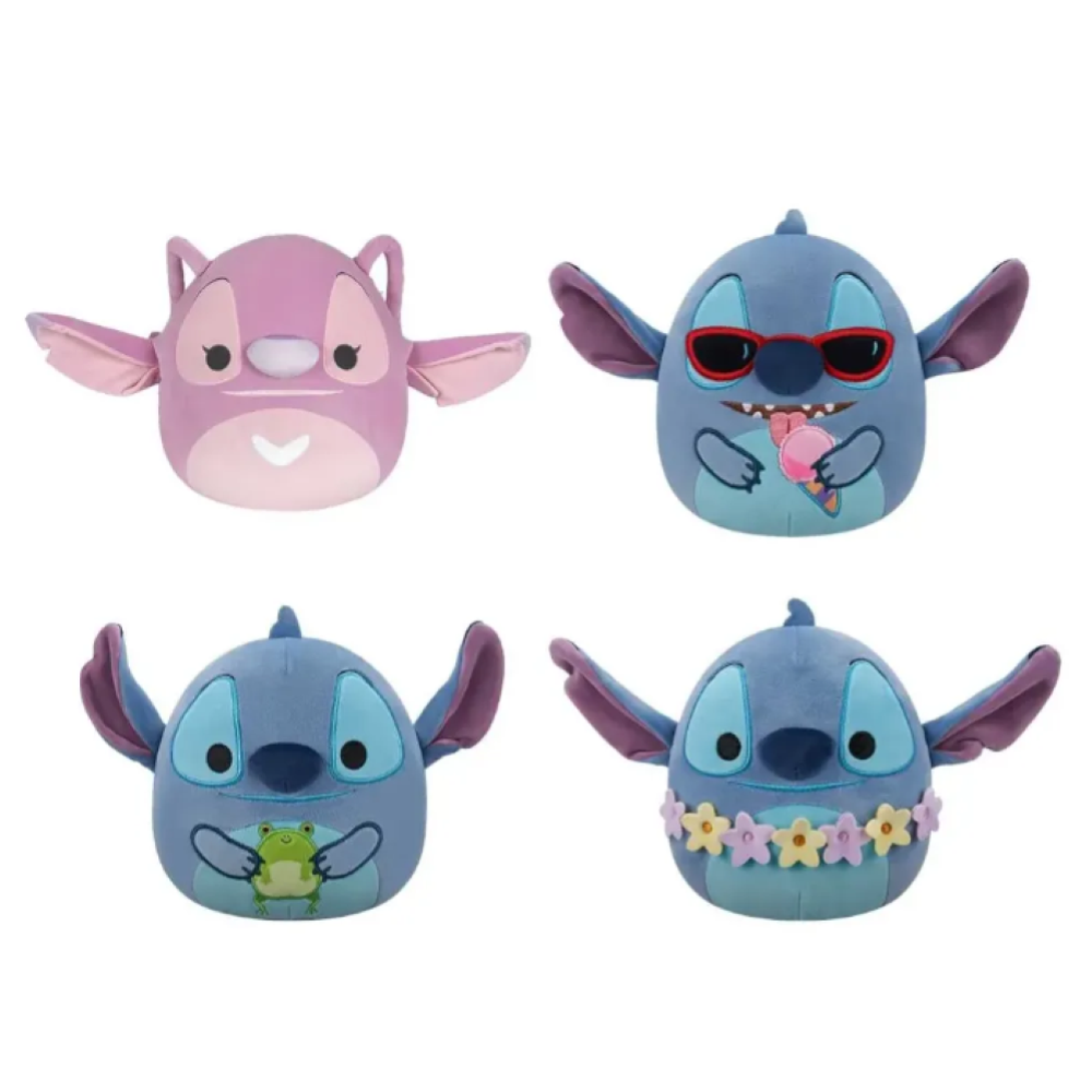 Rei Toys Squishmallows Disney Stitch Peluche 25 cm in CDU (Assortimento - 3) SQ013700