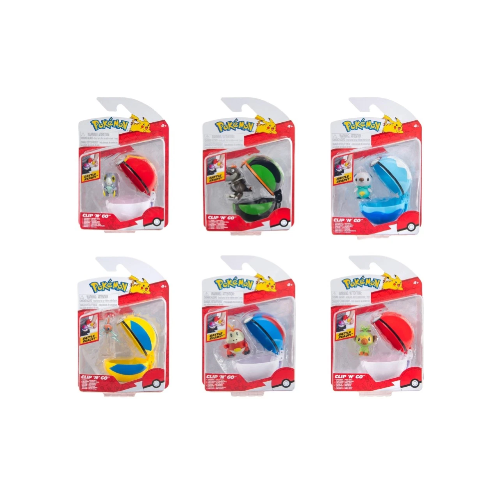 Rei Toys - Pokémon Clip 'N' Go (Assortimento - 7) - PK160700 