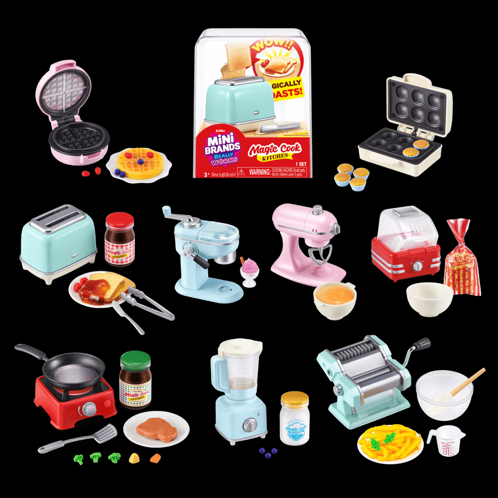 ZURU MINI BRANDS -  Magic Cook Kitchen -  DISPLAY DA BANCO - 12PZ ASSORTITI