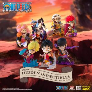 MIGHTY JAXX ONE PIECE - FREENY'S HIDDEN DISSECTIBLE BLIND BOX - ONE PIECE (WANO) - DISPLAY 6PZ 