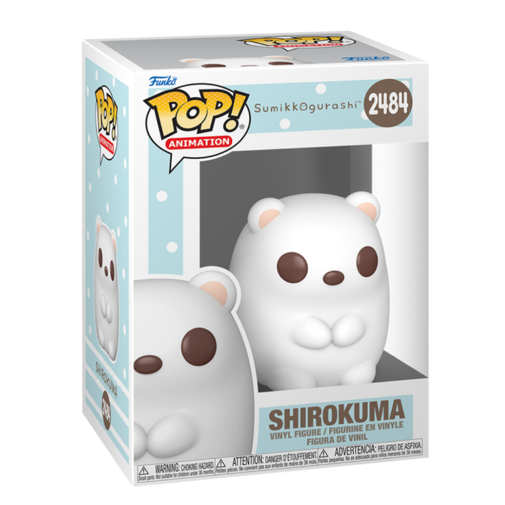 FUNKO POP SUMIKKO GURASHI - VINYL FIGURE 2484 SHIROKUMA 9CM 93885