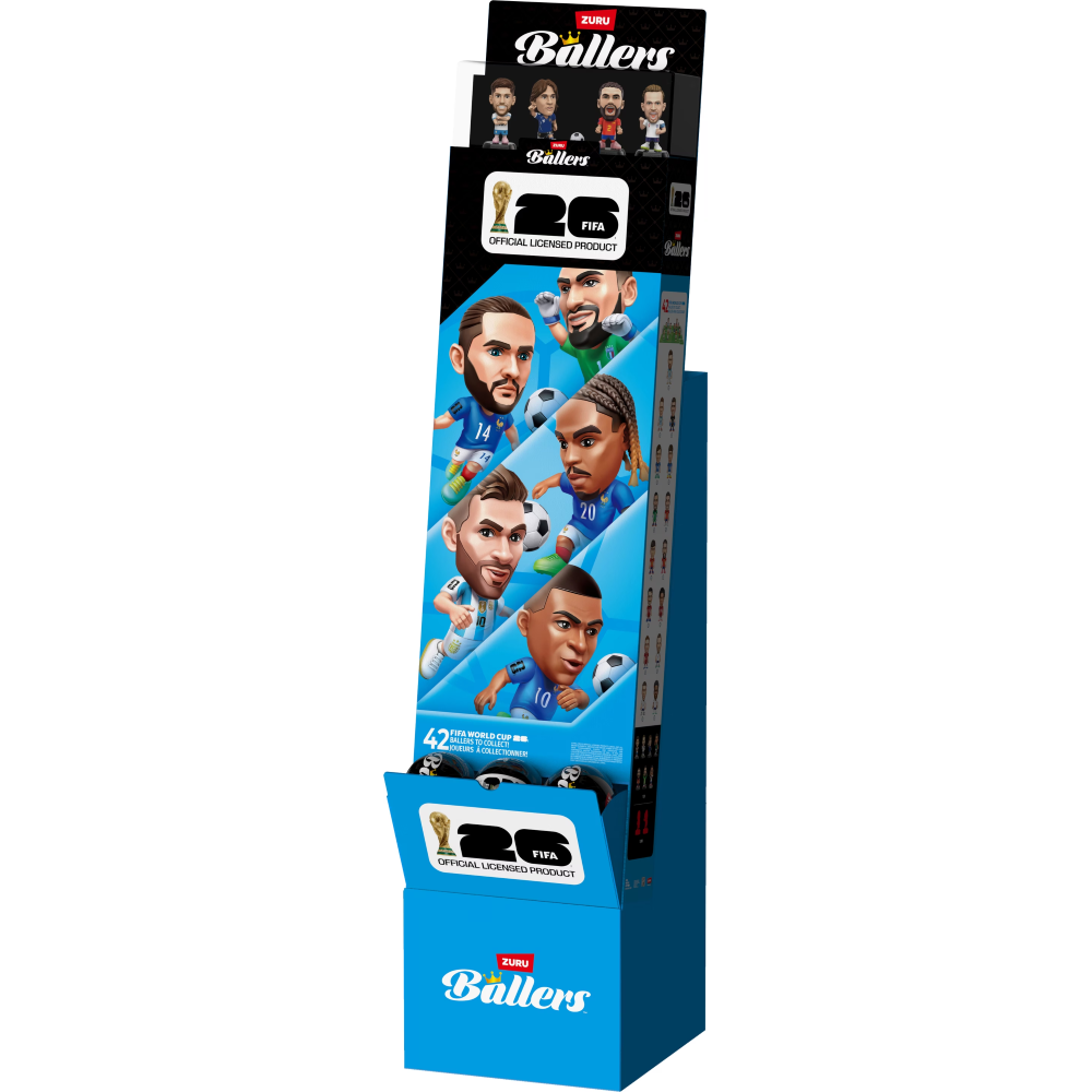 ZURU BALLERS- FIFA Ballers - Espositore da Terra da 60 pcs