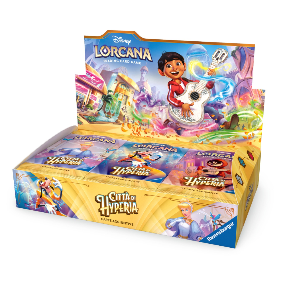PREORDINE LORCANA - BOX 24 BUSTE S14 - Città di Hyperia Booster Pack Display ITA 23/10/2026 (SCAD.10/09/2026)