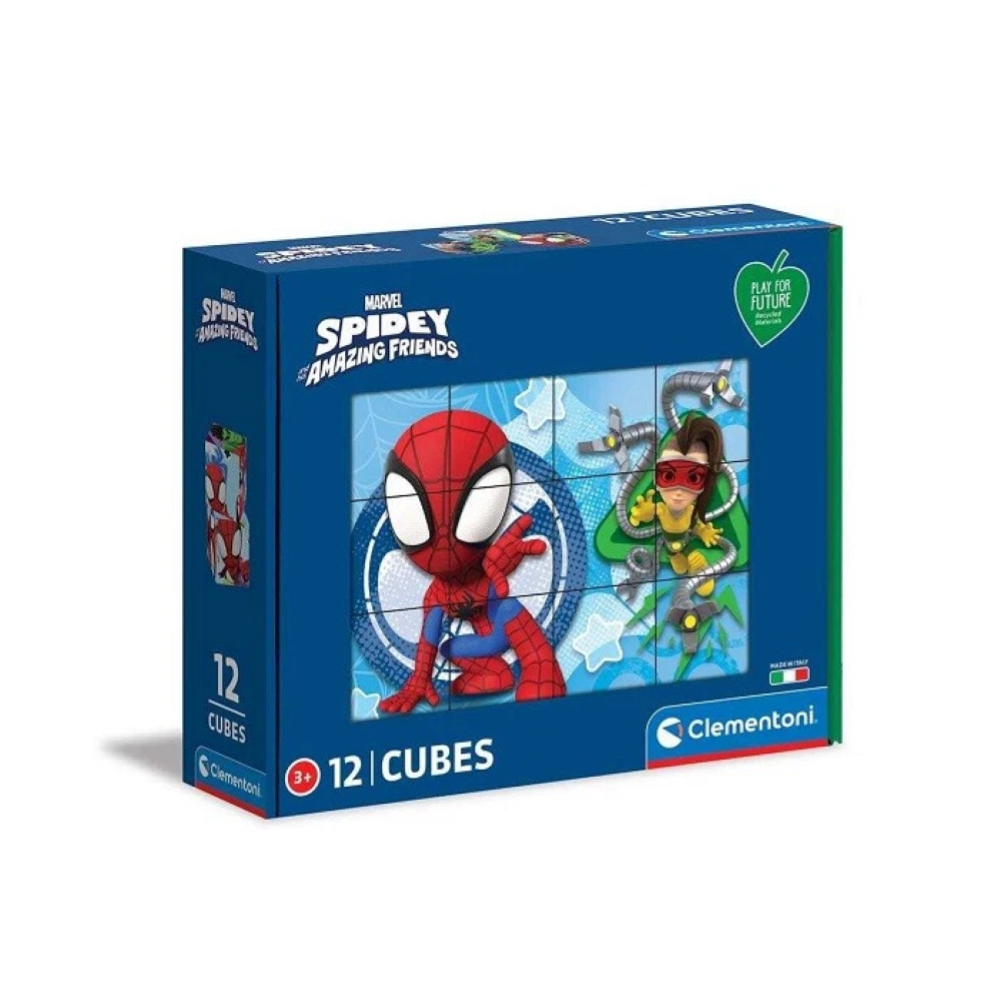 CLEMENTONI CUBI 12 PFF - SPIDEY AND HIS AMAZING FRIENDS