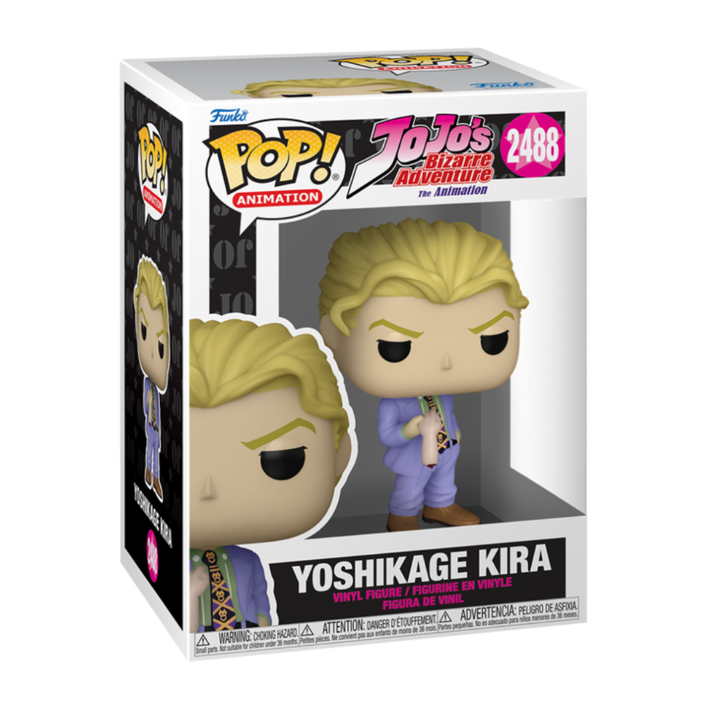 FUNKO POP JOJO'S BIZARRE ADVENTURES - VINYL FIGURE 2488 YOSHIKAGE KIRA 9CM 93310