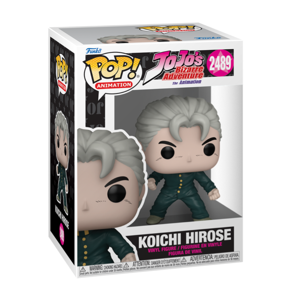 FUNKO POP JOJO'S BIZARRE ADVENTURES - VINYL FIGURE 2489 KOICHI HIROSE 9CM 93311