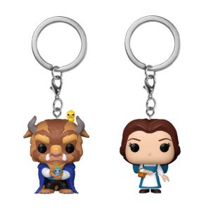 FUNKO POP KEYCHAIN 2PACK BEAUTY & THE BEAST - VINYL FIGURE BELLE & BEAST (2PK) 4CM 94826