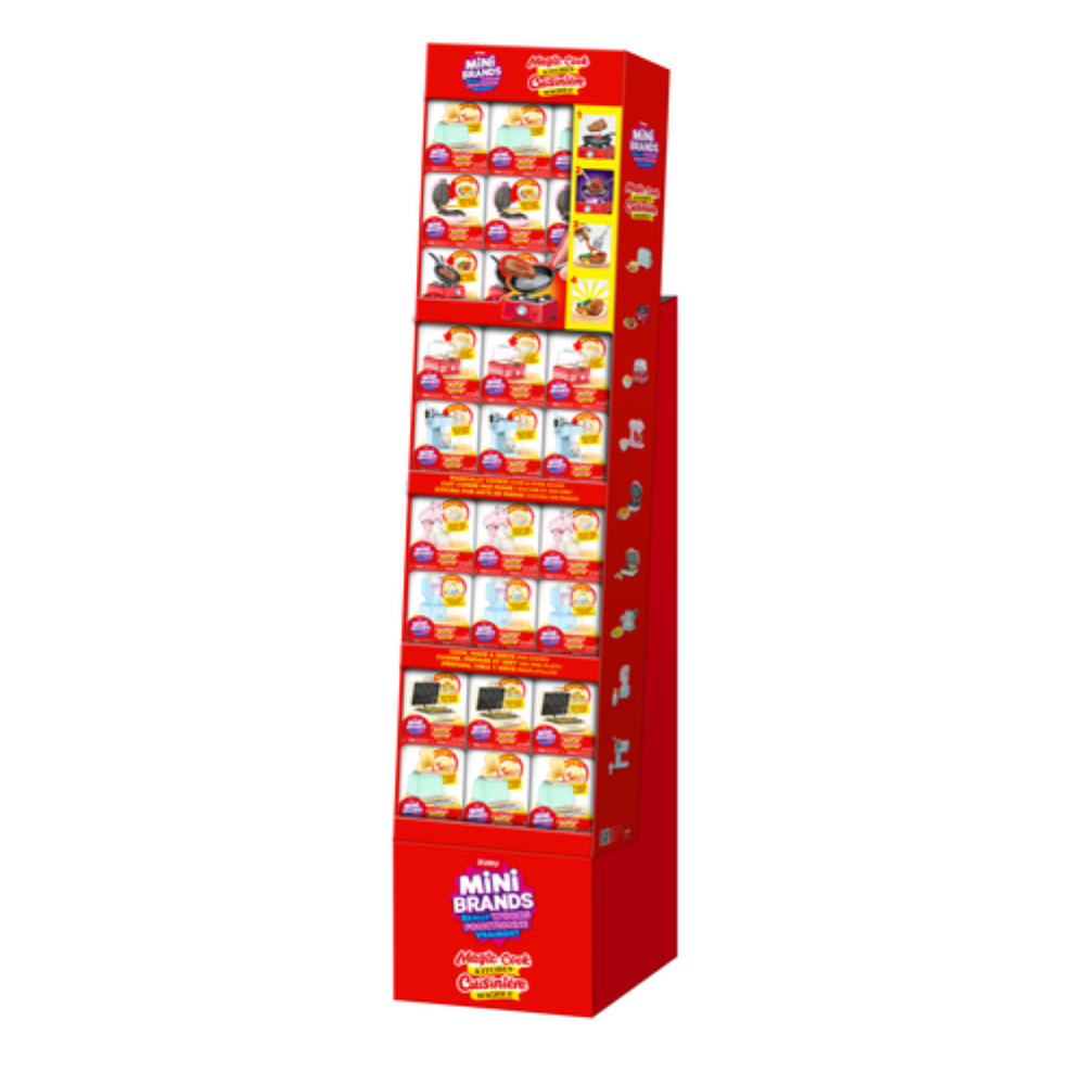 PREORDINE - ZURU MINI BRANDS - Magic Cook Kitchen - ESPOSITORE DA TERRA CON 27PZ ASSORTITI - Scad.05/09/2026