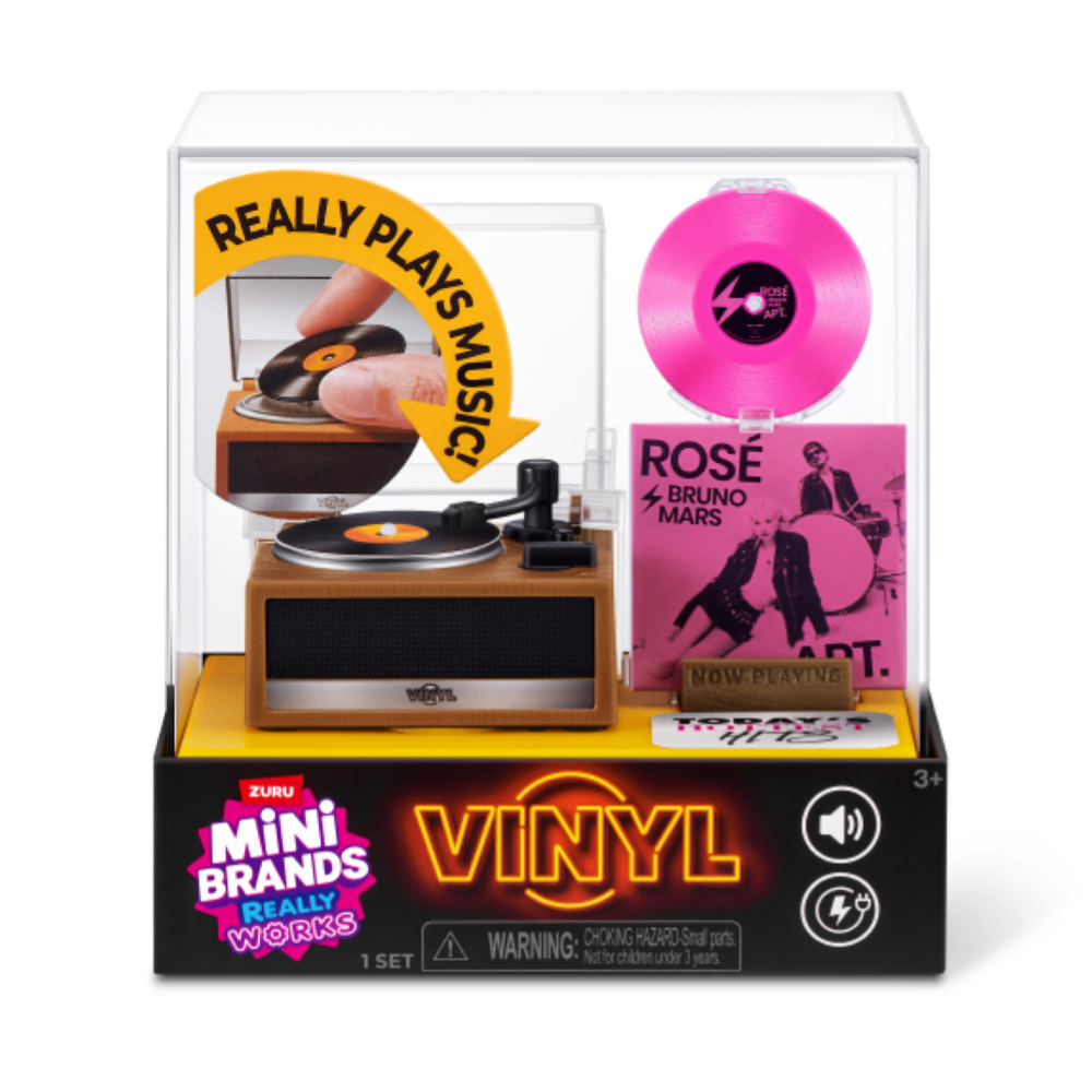 PREORDINE - ZURU MINI BRANDS  - Vinyls Playset  - DISPLAY 8PZ ASSORTITI - Scad.05/09/2026