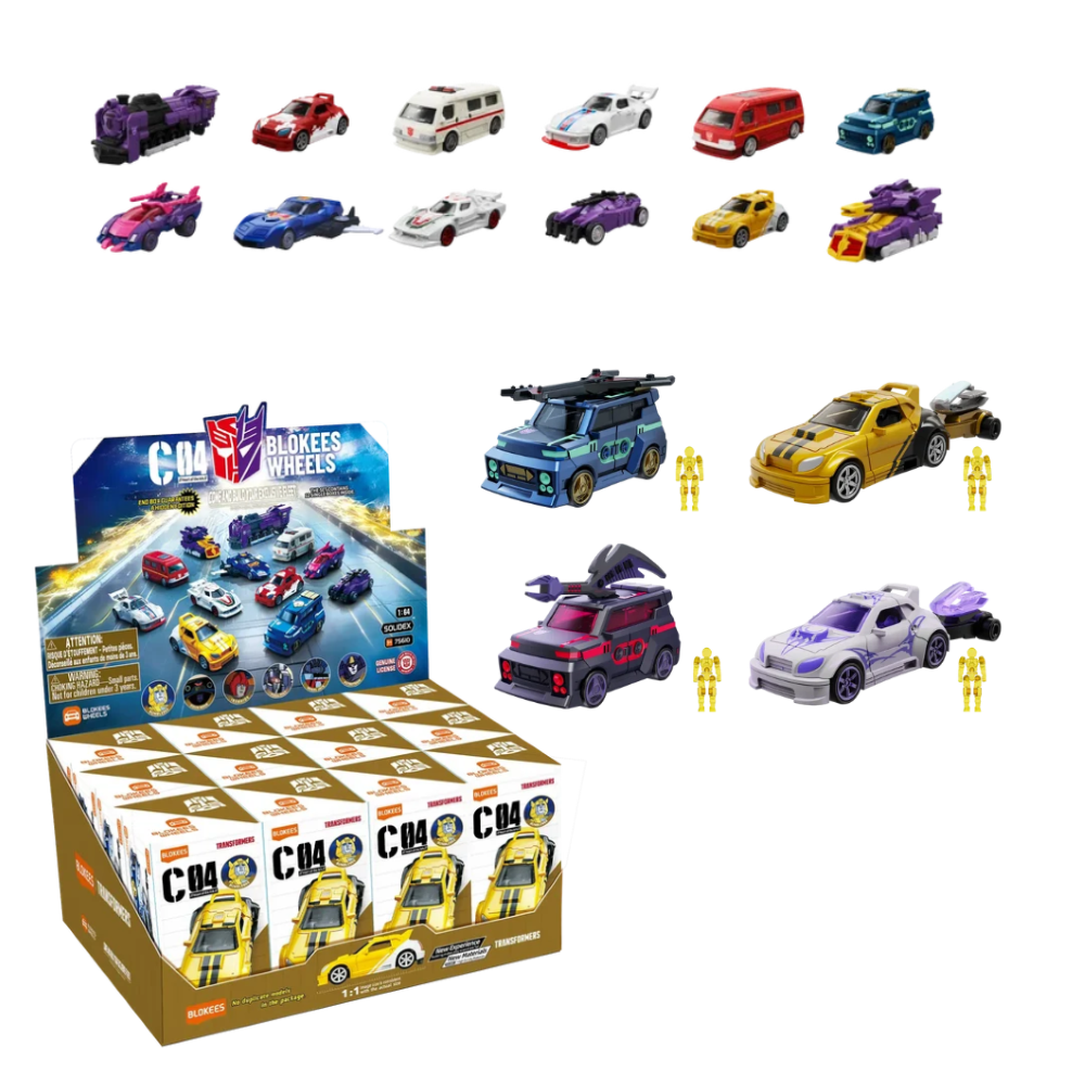 Blokees - Transformers Blind Box - Wheels Transformers C04 - 75610 Heart of the Ark  DISPLAY 12PC 