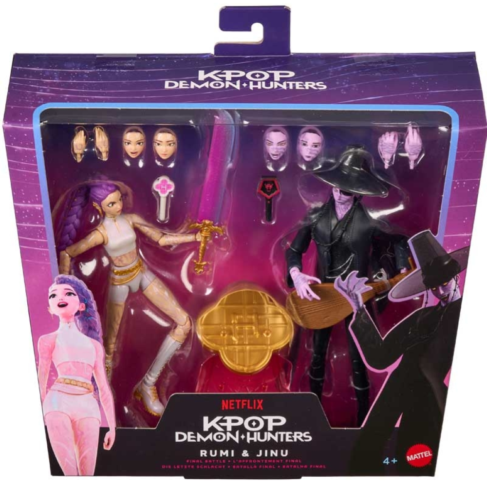 MATTEL - KPOP Demon Hunters Rumi & Jinu Final Battle Action Figure 2-Pack JRY40