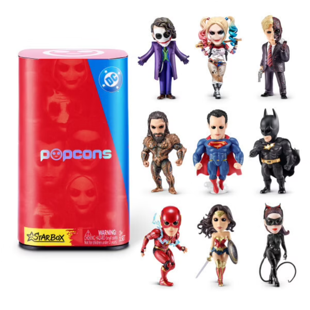 PREORDINE - ZURU  - POPCONS  - WB DC HEROES & VILLIANS  -  BLIND BOX-PAPER CARD - Scad.05/09/2026