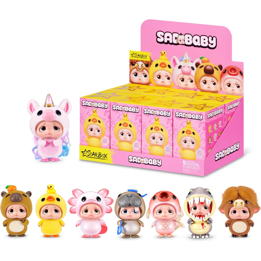 PREORDINE - ZURU - SAD BABY  - ANIMALS - SERIES 1 - BLIND BOX-PAPER BOX - Scad.05/09/2026