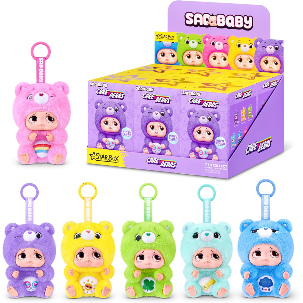 PREORDINE - ZURU  -  SAD BABY CARE BEARS  -  KEYRINGS BLIND BOX-PAPER BOX - Scad.05/09/2026
