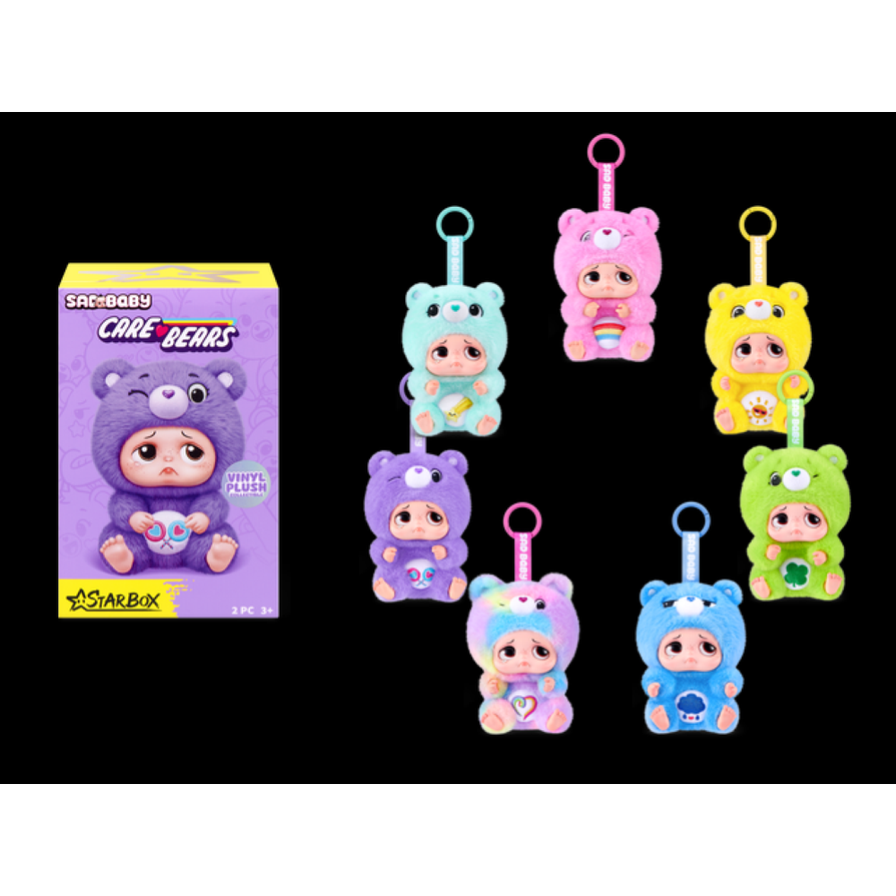 PREORDINE - ZURU - SAD BABY CARE BEARS - KEYRINGS BLIND BOX-PAPER BOX  - 17PCS - Scad.05/09/2026