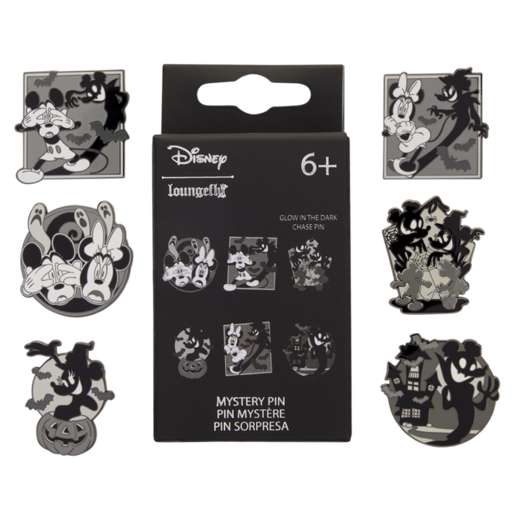  Loungefly - MYSTERY BOX PINS - DISNEY Mickey & Minnie Ghost - WDPN4166