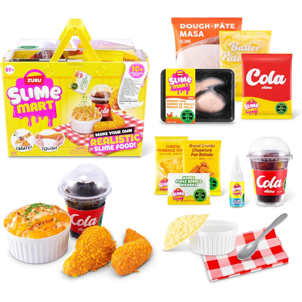 PREORDINE - ZURU - SLIME MART EUR - Small Shopping Basket Fast Food S2 - Window Box - Scad.05/09/2026