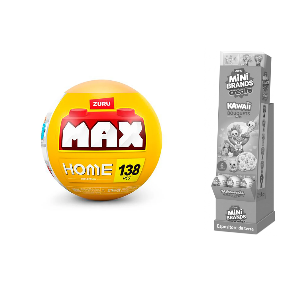 ZURU  -  MAX Premium Home -  ESPOSITORE DA TERRA 29PCS