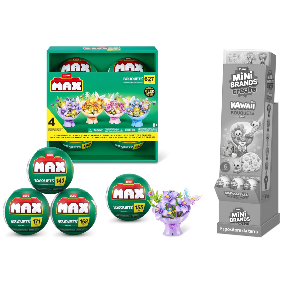 ZURU - MAX PREMIUM  - LED BOUQUETS  ESPOSITORE 29PCS